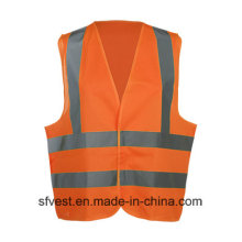 Gilet de sécurité réfléchissant de vêtements de travail de haute visibilité avec la classe 2 d&#39;OIN d&#39;En